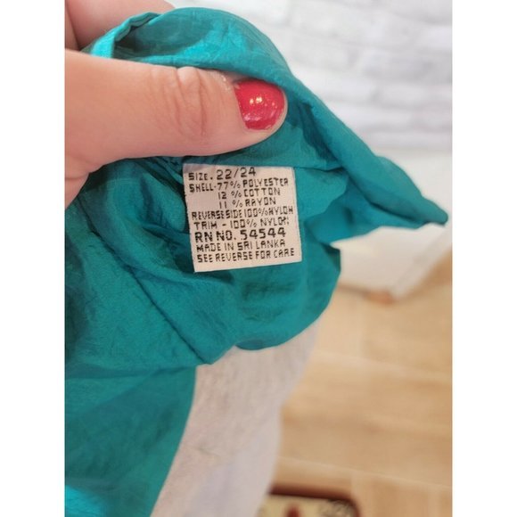 Vintage 80’s 90’s Reverse Full Zip Colorful Jacket - Picture 3 of 11